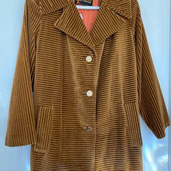 RARE Vintage Paris-Mexico Corduroy Coat | Diseños Parisinos - Picture 2 of 13
